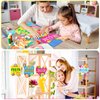 Oudain 24 Pcs Mother's Day Banner Craft Kit DIY Mother's Day Craft for Kids Mother's Day Projects for Kids Home School Classroom Fun Activities DIY Mother's Day Gift Craft for Kids (Colorful Styles)