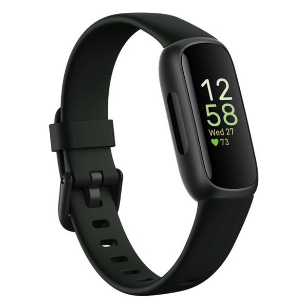 Fitbit Inspire 3 Fitness Tracker – Advanced Health Insights with Stress Management, Workout Intensity & Sleep Tracking, 24/7 Heart Rate, Includes Small and Large Classic Bands - Midnight Zen/Black
