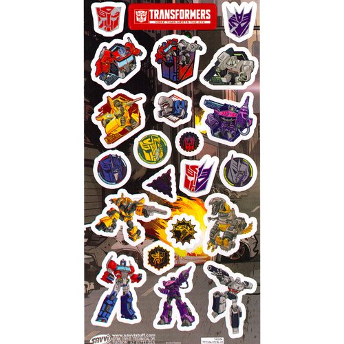 Transformers Action Figure Set - Bundle of 2 Transformers Toys: Starscream and Prowl Plus Stickers | Transformers Pack for Kids
