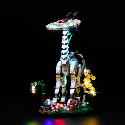 Kyglaring LED Lighting Kit (No Model) Designed for Lego Horizon Forbidden West: Tallneck 76989 Model Building Set - without Lego Set (Classic Version)
