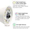 Yangcsl LED Light Bulb 85W Equivalent, RGB Color Changing Light Bulb, 6 Moods - Memory - Sync - Dimmable, A19 E26 Screw Base, Timing Remote Control Included (Pack of 2)