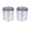 AC PERFORMANCE 2PCS 4" Aluminum Alloy Hose Joiner Silicone Pipe Connector Bead, 4" Length
