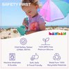 BAMBAM Baby – Premium Silicone Beach Toys for Toddlers & Baby | 100% BPA Free, Safety Tested | 8 Piece Sand Bucket Set for Kids Ages 6 Months and Up (Beach Blue)