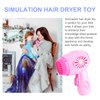 Toyvian Pretend Play Hair Kids Kitchen playset Educational Toys Doll House Accessories Dryer Doll Beauty