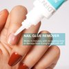GOLDFINGER Quick & Easy Nail Glue Remover with Precision Tip, Gentle, Non-Damaging, Enriched with Castor Oil & Vitamin B, Instant False & Press on Nail Remover