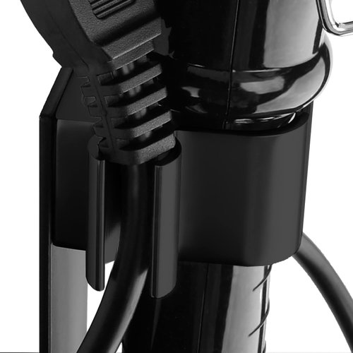 Linkidea 2 Pack Curling Iron Holder Wall Mount for Devices Diameter Under 1.38" (3.5CM), Hair Styling Tool Storage Organizer, Hairdressing Hanging Rack Stand for Flat Irons, Curling Wands (Black)