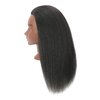 Smarzino Real 100% Human Hair Mannequin Head with Stand for Hairdresser Practice Braiding Styling Manikin Cosmetology Doll Training Head