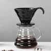 Glass Coffee Server for Drip Coffee Maker, Standard Glass Coffee Carafe, Coffee Pot with Lid, Clear, 02 600ml(20oz)