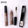Kaely 2Pcs Eyebrow Gel Waterproof,Longwear Tinted Eye Brow Mascara,Eyebrow Color Makeup kit,maquillaje gel para cejas a prueba de agua,Long Lasting Eyebrows Vegan cosmetics,04 Dark Brown