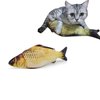 KTCLCATF Catnip Toys Set Simulation Fish Shape Doll Interactive Pets Pillow Chew Bite Supplies for Cat/Kitty/Kitten Fish Flop Cat Toy Catnip Crinkle Toys 3PCS (CAOY-3PCS)
