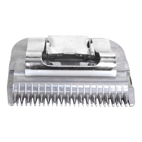ATIODYUUK Upgraded Dog Grooming Clipper Replacement Blades for Andis Pet Clipper/Oster A5/Wahl KM Series Dog Clipper with Ceramic Blade & Stainless Steel Blade-0.5mm Cut Length