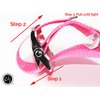 EMI 60" Polyester Gait Transfer Belt Pink - Select Buckle Type (Pink Metal Buckle)
