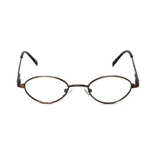 Calabria Flex Collection Designer Eyeglasses FL-66 in Antique Brown 44mm DEMO LENS