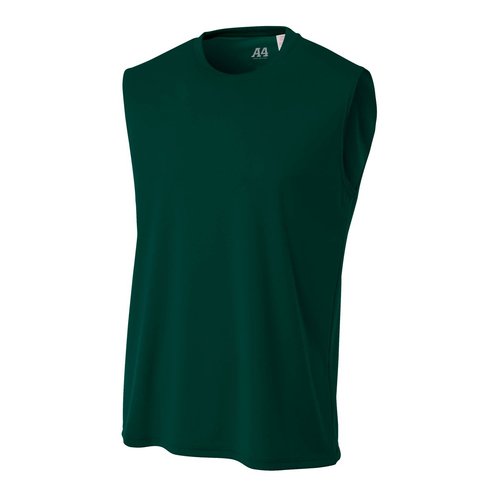 A4 Men’s Cooling Performance Muscle Tank Top | Moisture-Wicking | Medium | Forest