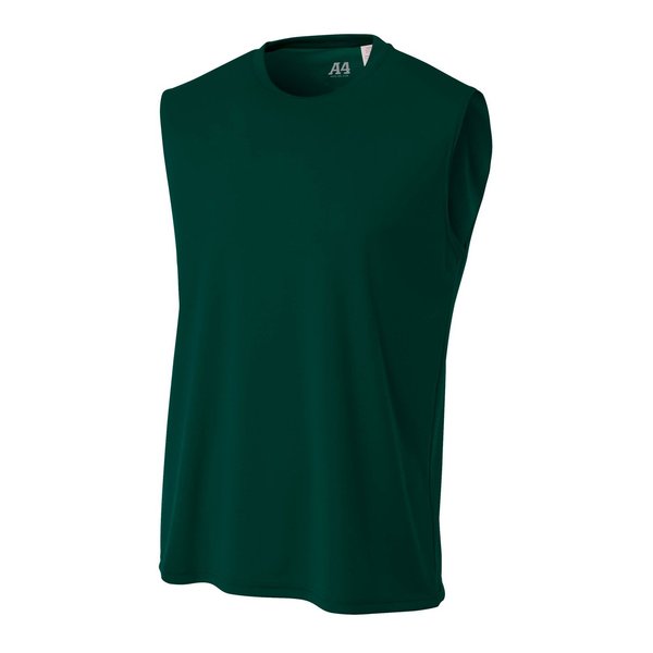 A4 Men’s Cooling Performance Muscle Tank Top | Moisture-Wicking | Medium | Forest