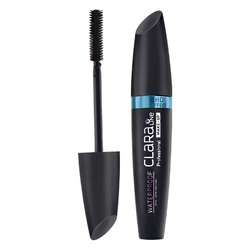 Claraline Waterproof Mascara, Sensational, Washable Makeup, Volumizing, Lengthening, Defining, Curling, Multiplying, Buildable Formula for Girls and Women, Black, 1 Count