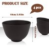 ANRONCH 4 Pieces Home Use Silicone Facial Mask Mixing Bowl, Diy Face Mask Mixing Bowl for Facial Mask, Mud Mask and Other Skincare Products, Cosmetic Beauty Tool