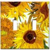 Art Plates - Van Gogh: Sunflowers Switch Plate - Double Toggle