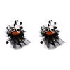 Halloween Hair Clips Strange Spider Witch Hat Hair Accessories for Women Glitter Star Sequin Designs Halloween Small Claw Clips for Thick Thin Hair Decorations 2 Pcs(Spider)