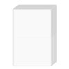 Half Fold 4.5 X 6 White Greeting Cards - 100 Cards