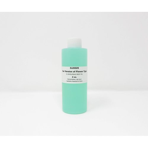 OJ Wholesale, Inc. Premium Fragrance Body Oil (OJX 025 Our Version of Flower Type, 4 oz.)