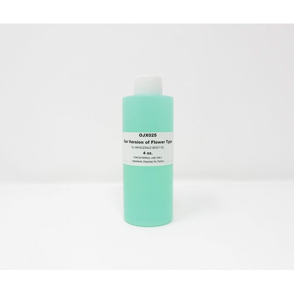 OJ Wholesale, Inc. Premium Fragrance Body Oil (OJX 025 Our Version of Flower Type, 4 oz.)