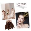 NOLITOY Hair Comb Curly Ponytail Human Hair Wigs hairpieces for women Fake Wig with Bow Ponytail Hairpiece curly wig Ringlet Ponytail Extension Long curly hair Polyester Miss Victoria