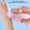 2PCS Exfoliating Bath Sponge, Fish Scale Pattern Shower Sponge 3D Super Soft Body Exfoliator Sponge with Lanyard for Adults Kids