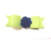 Felt rose and bow hair clip-8 colors