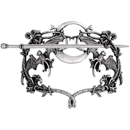 HAQUIL Crescent Moon Bat Hairpin Metal Bat Wings Hair Barrettes Vintage Gothic Hair Clip for Women