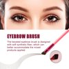 Eyebrow Cream and Brush, Eyebrow Brush, Home Eyebrow Care Kit 4d Laminated, 4d Laminated Eyebrow Home Grooming Kit, Multi-function Eyebrow Concealer Contour Brush (Taupe)