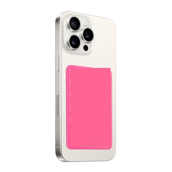 HOWILIM 2PCS Silicone Suction Phone Case Adhesive Mount ，Phone Suction Holder Back of Phone Compatible with iPhone and Android Phone case Accessories(Pink Phone Sticky Grip)