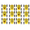 Toyrifik Friction Small Emoticon Stunt Toy Cars- Bulk 12 pack (1 Dozen) Party Favors, Goodie Bag Stuffers, Prize, For Kids and Toddlers