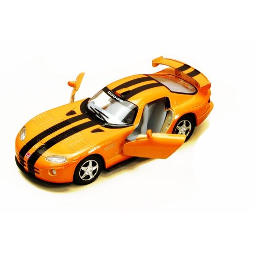 KiNSMART Dodge Viper GTR-S Orange 1:36 Scale 5 Inch Die Cast Metal Model Super Sports Race Car