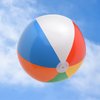 Beach Balls [3 Pack] 20" Inflatable Beach Balls for Kids - Beach Toys for Kids & Toddlers, Pool Games, Pool Toy - Classic Rainbow Color by 4E's Novelty