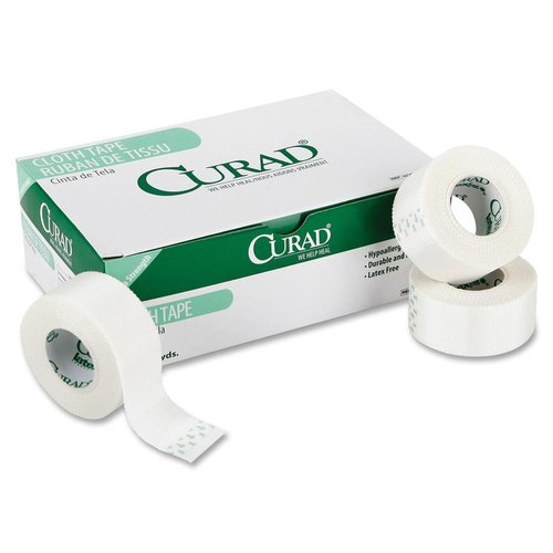 Medline CURAD Silk-Like Cloth Adhesive Tape, 2" x 10 yds., Hypoallergenic, 1 Roll