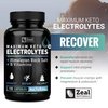 Keto Electrolyte Supplement (120 Capsules) Maximum Keto Electrolytes Supplements Pills w Pink Himalayan Salt, B Vitamins, Magnesium and Potassium Supplement - Salt Pills & Electrolyte Tablets