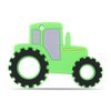 Baby Tractor Car Silicone Teether,Sensory Chew Toys,BPA Free Soft and Effective Infant Teething Pain Relief Toys,Freezer Safe,Food Grade Silicone,Best Shower Gift for Boys and Girls (Green)