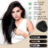 Natural Black Hair Dye Shampoo 3 in 1, Hair Instant Dye Shampoo to Cover Gray Hair for Women Men, Herbal Black Shampoo Hair Dye 500ML, Magic Coloring Shampoo for Painting Hair, Shampoo Para Canas