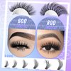 Fluffy Lash Cluster Eyelash Extensions 14-25mm Thick Lash Clusters 60D+80D D Curl Wispy Individual Lashes 280pcs False Eyelashes DIY Plant Fibers Lash Extension, by Yaiseiko