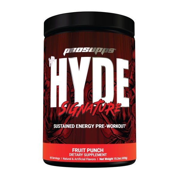 PROSUPPS Mr. Hyde Signature Series Pre-Workout Energy Drink – Intense Sustained Energy, Focus & Pumps with Beta Alanine, Creatine, Nitrosigine & TeaCrine (60 Servings Fruit Punch)