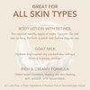Dionis Goat Milk Skincare Retinol Body Lotion, 6oz - Reduce Wrinkles and Fine Lines, Body Care For Younger Looking Skin
