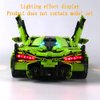 GEAMENT LED Lighting Kit Compatible with Lego Lamborghini Sian (Sián) FKP 37 - for Technic 42115 Race Car Model (Model Set Not Included)