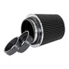 Spectre Universal Clamp-On Air Filter: High Performance, Washable Filter: Round Tapered; 3 in/3.5 in/4 in Flange ID; 6.719 in (171 mm) Height; 6 in (152 mm) Base; 4.75 in (121 mm) Top, SPE-8131, Black
