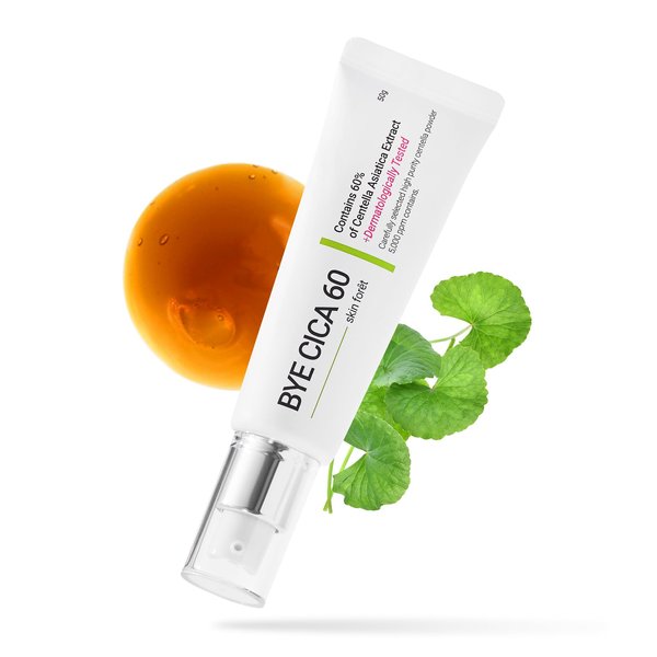 SKIN FORÊT BYE CICA 60 Cica Cream 50g skinforet Face Skin Recovery Calming Soothing Moisturizer Repair Cream 1.76oz.