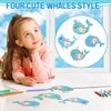 Motionchic 24 Sets Color Your Own Jonah and The Whale Craft Kit Religious Sunday School Crafts DIY Christian Crafts for Kids Girls Boys Fun Sunday School Activities