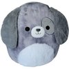 Squishmallow Official Kellytoy Plush Pets Squad Dogs Cats Bunnies Frogs Squishy Soft Plush Toy Animals (Gustavus Grey Dog, 8 Inch)