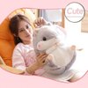 Hgplvxj Hamster Plush Toy,Hamster Stuffed Animal Plush Pillow Birthday Xmas Gift for Kids (Gray 15.7''x11.8'')