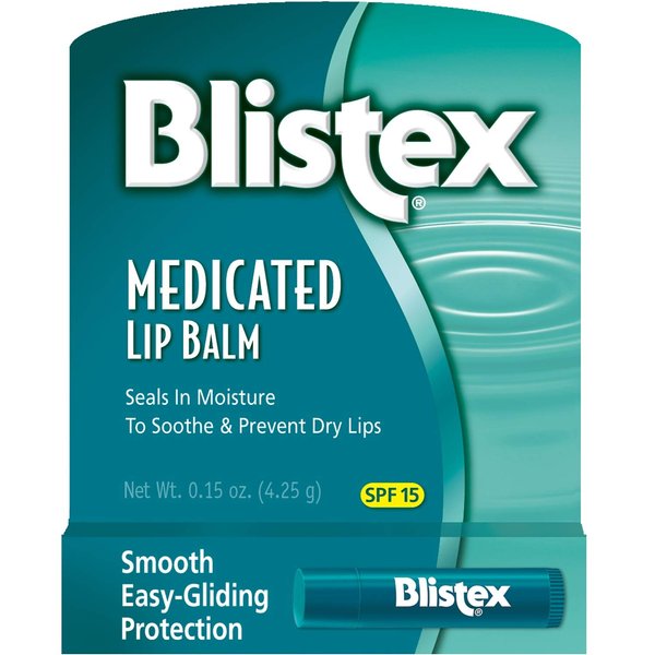 Blistex Medicated Lip Balm, .15 Oz. (5 Pack)