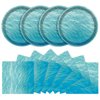 40 Pcs Ocean Sea Plates and Napkins Party Supplies, Disposable Ocean Waves Paper Plates and Napkins Tableware Set for Baby Shower Ocean Birthday Party Decorations Serves 20